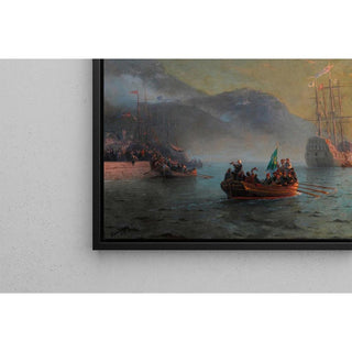 Adieu avant d'entreprendre son voyage de Port Palos en Espagne - Ivan Konstantinovich Aivazovsky | Reproduction Tableau Décoration murale affiche copie