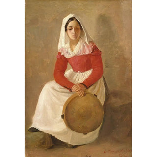 Adolph Tidemand - A women named Anunziata in Subiaco.webp