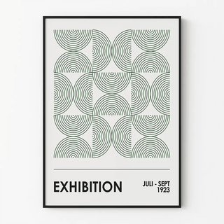 Affiche Bauhaus - Rythmes Circulaires