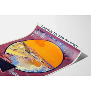 Affiche Boulogne sur Mer Vintage