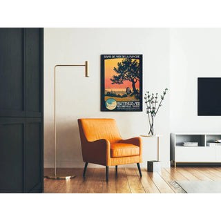 Affiche Hauteville-sur-Mer vintage – Bains de mer près de Granville