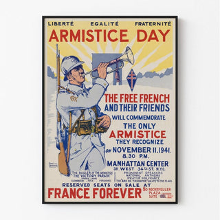 Affiche Seconde Guerre Mondiale - Armistice Day
