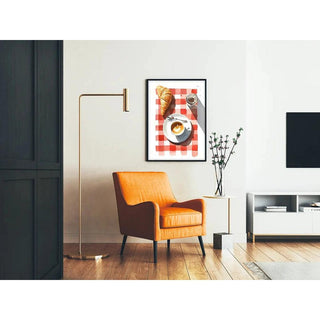 Affiche décoration cuisine - Café Croissant