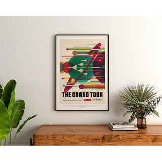 Affiche vintage NASA - Grand Tour 2017