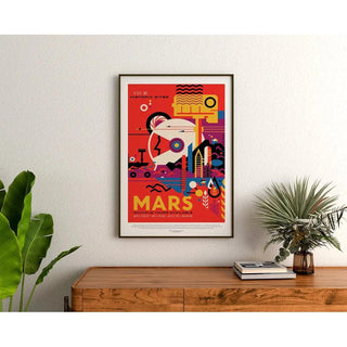 Affiche vintage NASA - Mars 2017