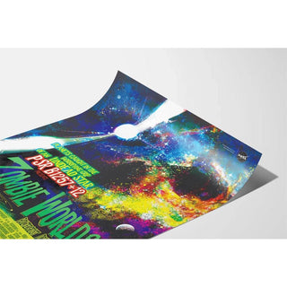 Affiche vintage NASA - Zombie Worlds 2020