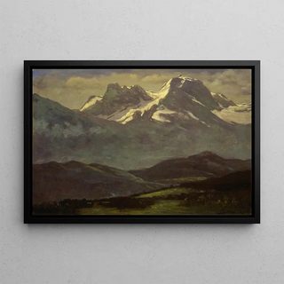 Albert Bierstadt - Summer Snow on the Peaks or Snow Capped Mountains.webp