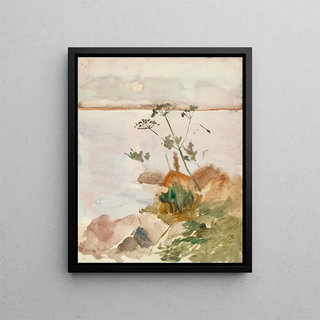 Albert Edelfelt - Seashore in the Moonlight.webp