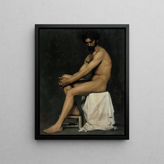 Albert Edelfelt - Seated Man.webp