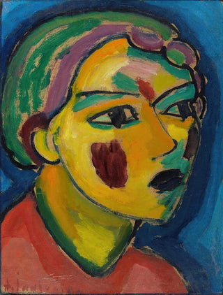 Alexej von Jawlensky - Dichterin Mystischer Kopf.webp
