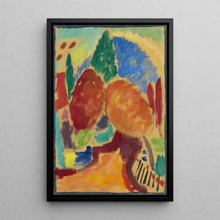 Alexej von Jawlensky - The Orange Path.webp