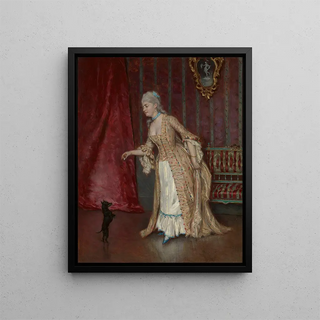 Alfred Stevens - Standing Figure of a Woman.webp