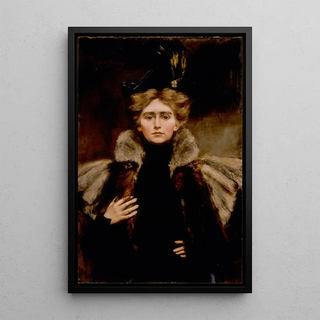 Alice Pike Barney - Natalie in Fur Cape.webp