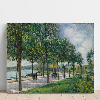 Allée de châtaigniers - Alfred Sisley | Reproduction Tableau Décoration murale affiche copie