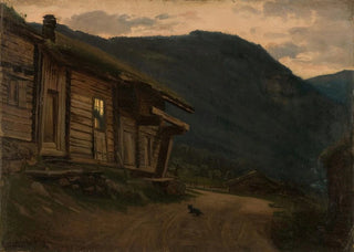 Amaldus Nielsen - Sommernatt Setesdal.webp