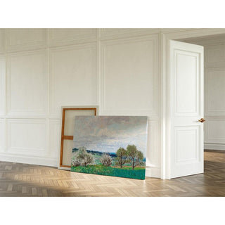 Arbres en fleurs à Deutschlandsberg - Alfred Zoff | Reproduction Tableau Décoration murale affiche copie