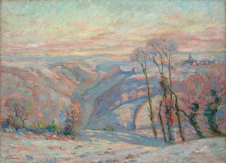 Armand Guillaumin - Gele blanche au village de Crozant.webp