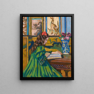 Armand Guillaumin - Madeleine Guillaumin lisant.webp