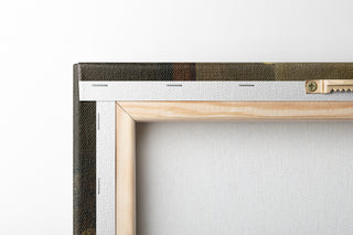 Impresión artística | Naturaleza muerta con una prímula en un jarrón, un gato y dos gorriones - Martinus Rørbye