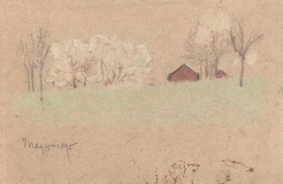 Arthur Bowen Davies - The Red Barn.webp