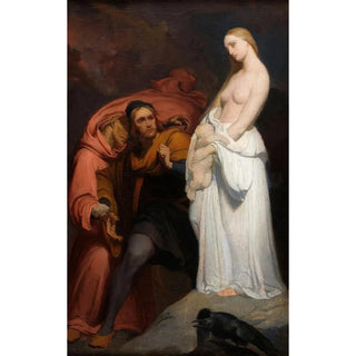 Ary Scheffer - Marguerite holding her dead child.webp