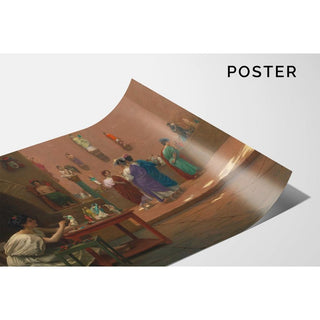Atelier de Tanagra - Jean-Léon Gérôme | Reproduction Tableau Décoration murale affiche copie