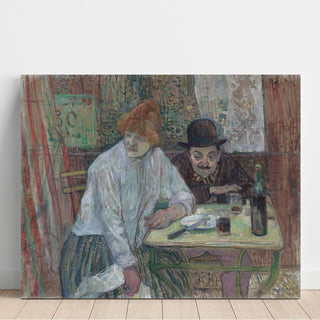 Au Café La Mie - Henri de Toulouse-Lautrec | Reproduction Tableau Décoration murale affiche copie