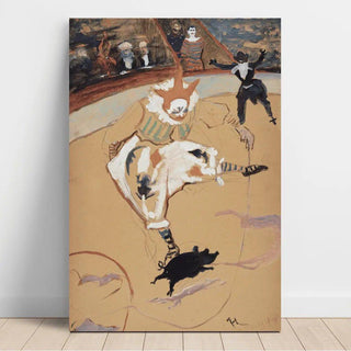 Au Cirque Fernando Medrano avec un porcelet - Henri de Toulouse-Lautrec | Reproduction Tableau Décoration murale affiche copie