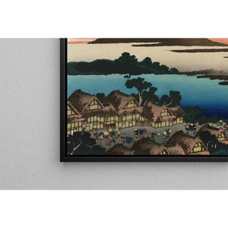 Aube à Isawa dans la province de Kai - Katsushika Hokusai | Reproduction Tableau Décoration murale affiche copie