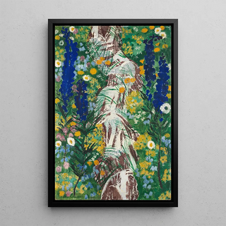 August Babberger - Flowers by the stream.webp