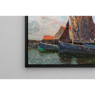 Bateaux à voile - Alfred Zoff | Reproduction Tableau Décoration murale affiche copie