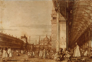 Canaletto - Piazza San Marco from the Southwest Corner with the Procuratie Nuove on the Right.webp