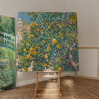 Impresión artística | Naranjos en La Mortola - Theo van Rysselberghe