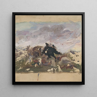 Cavaliers à cheval - Jozef Hanula