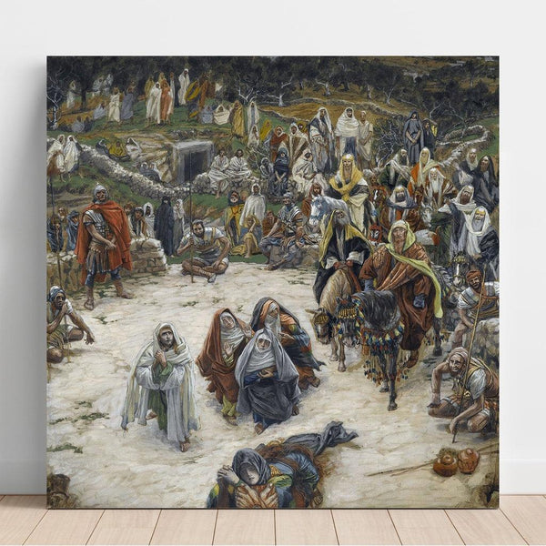 Reproducción del cuadro Lo que Nuestro Señor veía desde la cruz - James Tissot