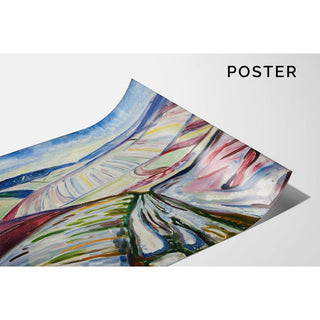 Champ sous la neige - Edvard Munch | Reproduction Tableau Décoration murale affiche copie