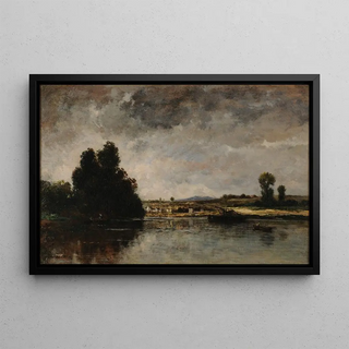 Charles Franois Daubigny - Paysage par temps dorage.webp