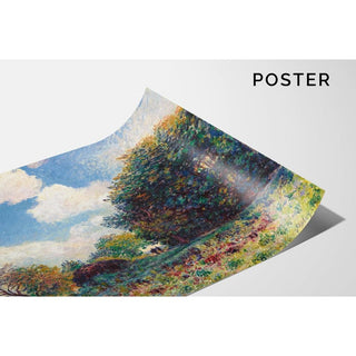 Chemin à l’entrée d’un bois - Alfred Sisley | Reproduction Tableau Décoration murale affiche copie