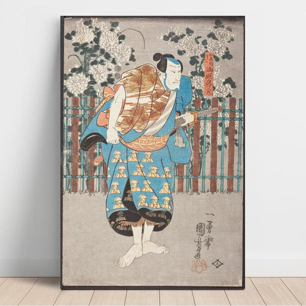 Reproducción del cuadro Chiemon, pero en realidad Onmaya no Kisanda - Utagawa Kuniyoshi