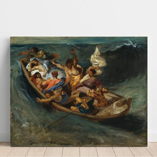 Christ sur la mer de Galilée - Eugène Delacroix | Reproduction Tableau Décoration murale affiche copie