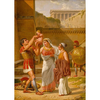 Christoffer Wilhelm Eckersberg - Hectors Farewell To Andromache.webp