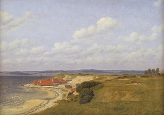 Christoffer Wilhelm Eckersberg - Renbjrg Tileworks by Flensburg Fiord.webp
