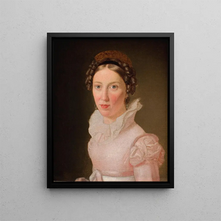 Christoffer Wilhelm Eckersberg - Suzanne Juel The Artists SisterinLaw and later to Become his Third Wife.webp