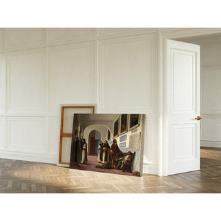 Christophe Colomb et son fils à La Rábida - Eugène Delacroix | Reproduction Tableau Décoration murale affiche copie