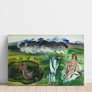 Composition avec Vase et Nus - Raoul Dufy | Reproduction Tableau Décoration murale affiche copie