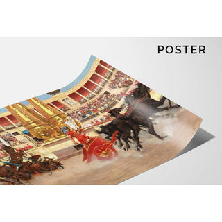 Course de chariots dans le cirque - Raffaello Sorbi | Reproduction Tableau Décoration murale affiche copie