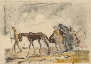 Cyprin Majernk - Study for the Lithograph Refugees.webp