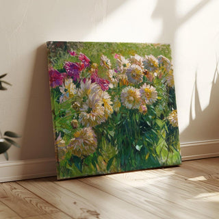 Dahlias - Carl Moll | Reproduction Tableau Décoration murale affiche copie