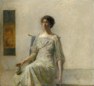 Dame avec un Masque - Thomas Wilmer Dewing
