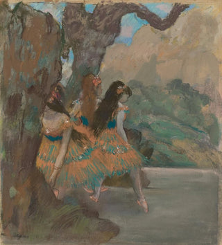 Danseurs de ballet dans les coulisses - Edgar Degas